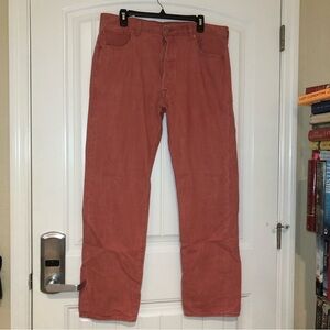 Levi’s 501 Pink Button Up Jeans Size 38